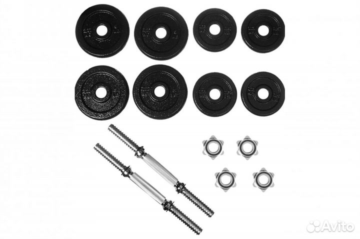 Регулируемый набор из 2 гантель USA Style