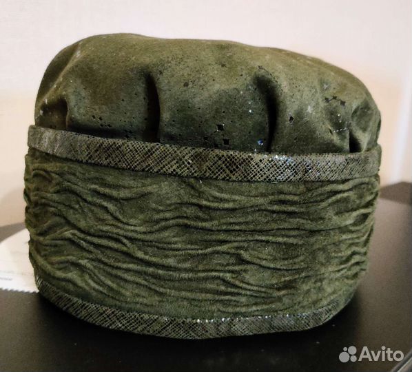 Женский головной убор из натуральной кожи