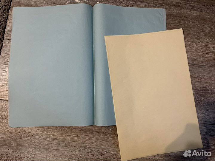 Цветная бумага и калька