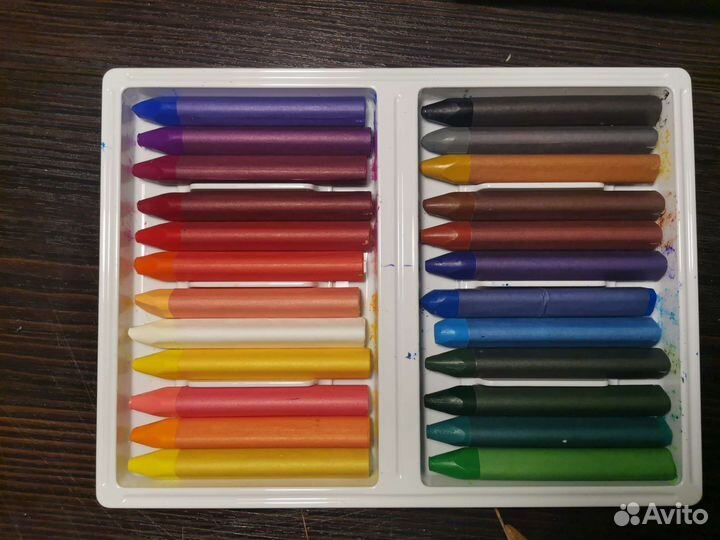 Пастель масляная, набор 24 цвета