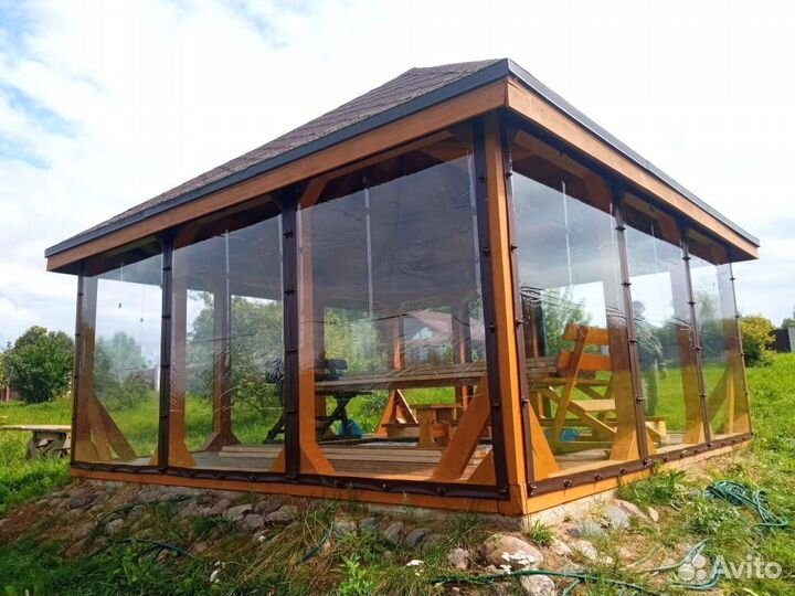Окна для беседки