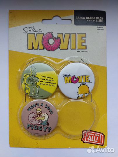 Значки Симпсоны