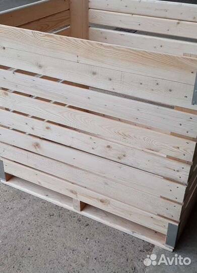 Деревянный контейнер для овощей и фруктов