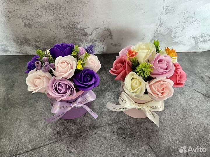 Мыльные букеты