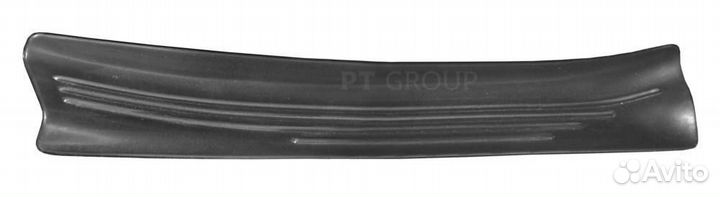 Накладки на пороги Renault Duster (задние)