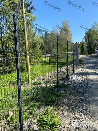 Забор из 3Д Гиттер 3 мм