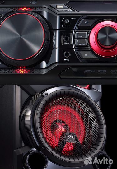 Аренда звука,дыма и света для вечеринки LG X-Boom