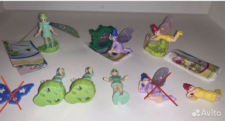 Феи Disney 2014, киндер Barbie 2016, феи Winx