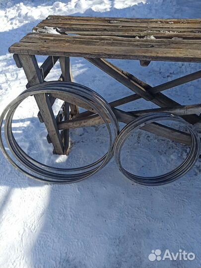 Кольца для подвесного кресла из профильной трубы