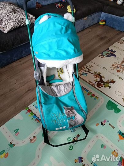 Санки коляска ника