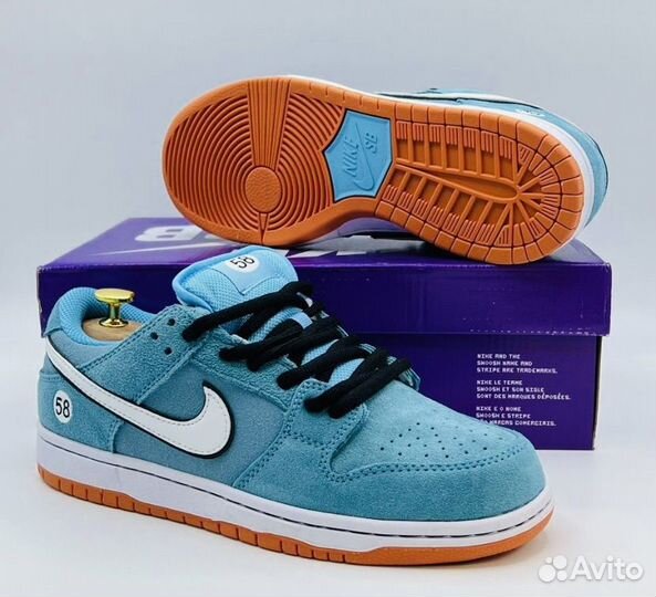 Кроссовки Nike sb dunk low club 58 gulf