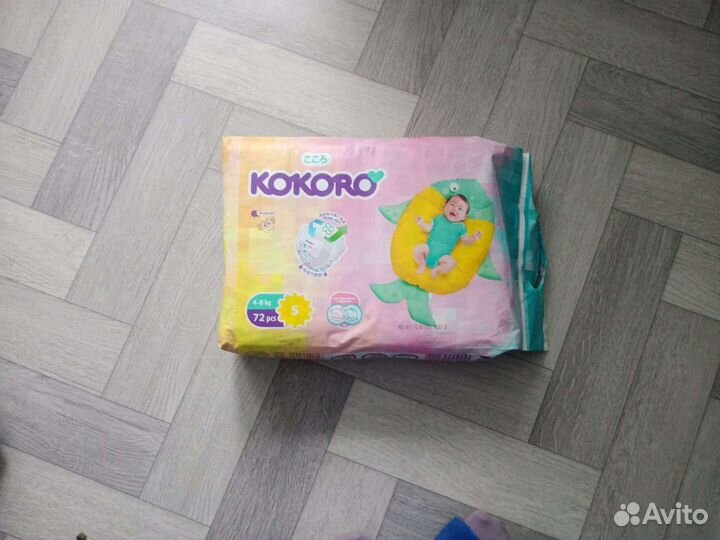 Памперсы детские kokoro от 4-8 кг