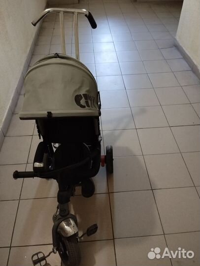 Трехколесный велосипед коляска