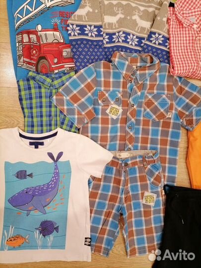 Пакет одежды на мальчика размер 110