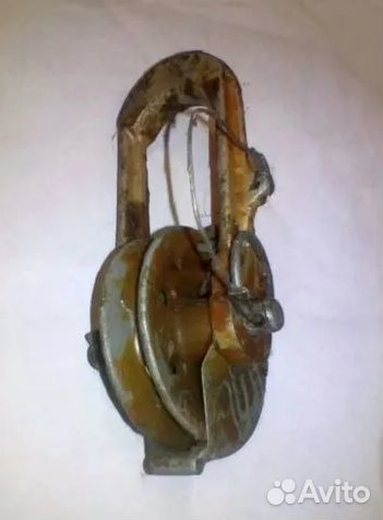 Блок-ролик (полиспаст) для троса