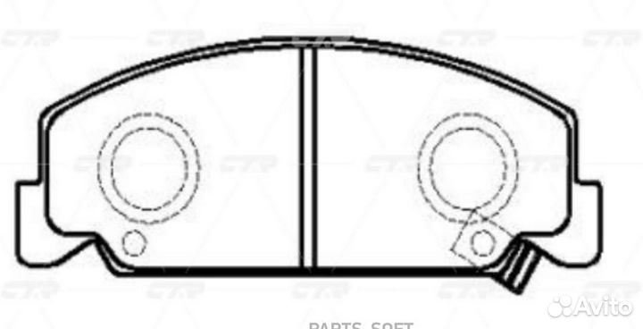 CTR GK0356 Колодки тормозные дисковые