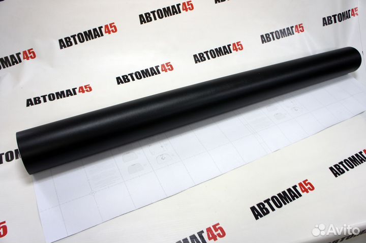 Матовая пленка черная Автовинил с шагренью KSF