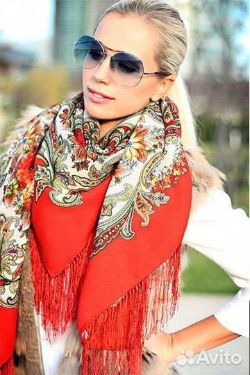 Павловопосадский шерстяной платок