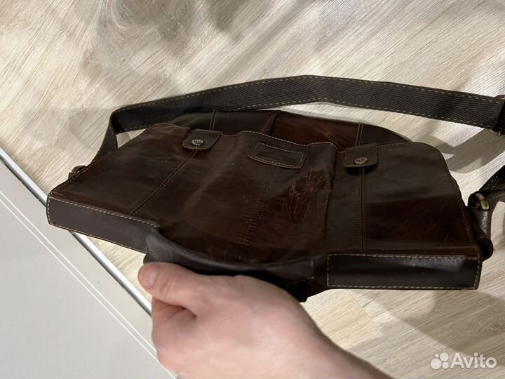 Мужской кожаный портфель