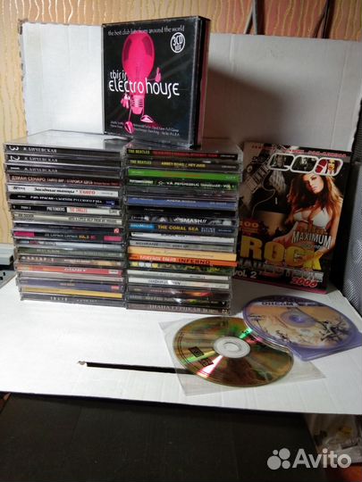 Коллекция cd дисков 47 штук