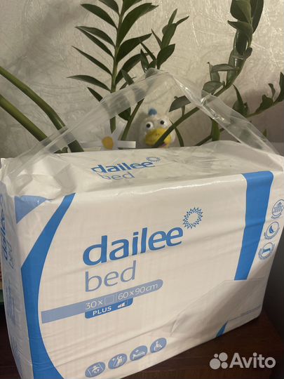 Одноразовые впитывающие пеленки 60х90