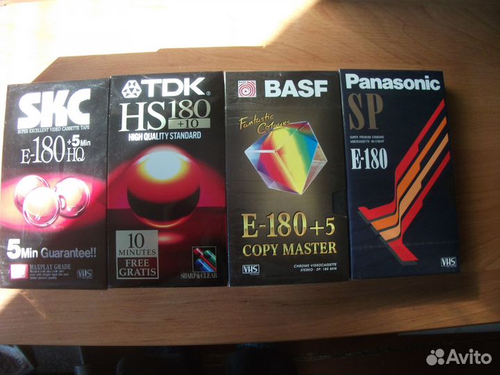 Видеокассеты Новые: Panasonic,basf,TDK,SKC