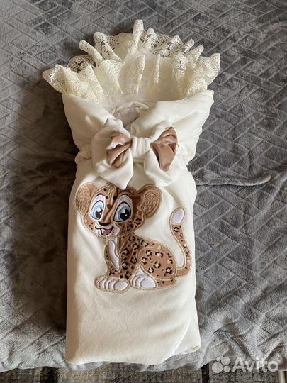 Конверт на выписку для девочки весна осень