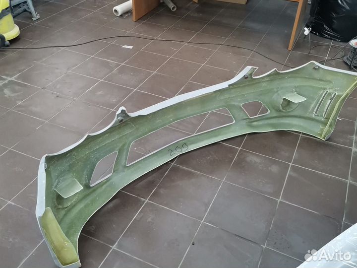 Передний бампер Mercedes CLK W209 AMG Style