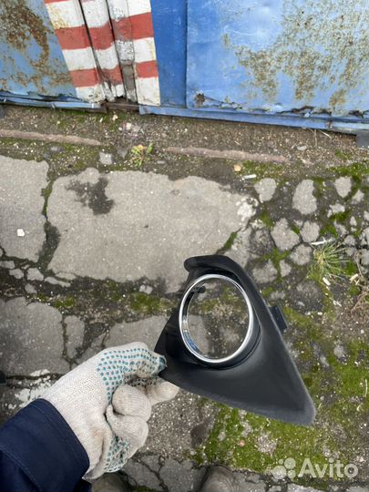 Накладка птф на Ford Focus ll (рест)левая