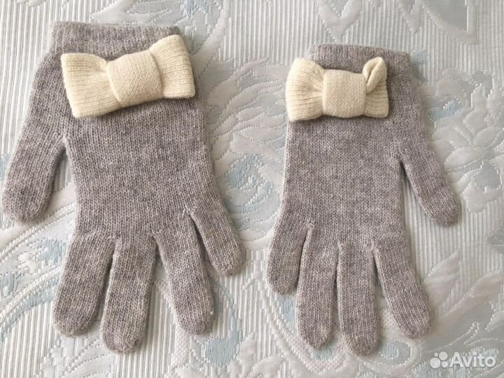 Комплект шапка+перчатки YSL