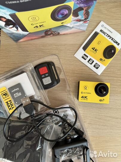 Экшн камера 4k pro водонепроницаемая