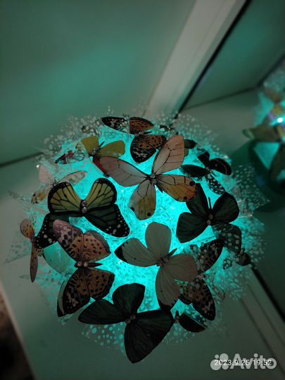 Букет из бабочек в коробке