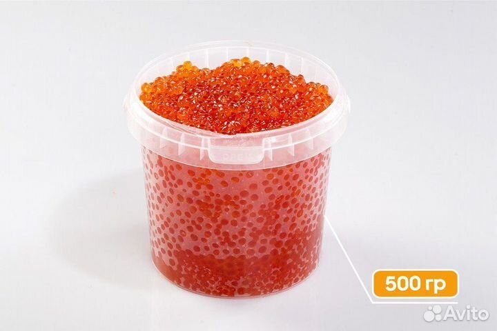 Красная икра кета