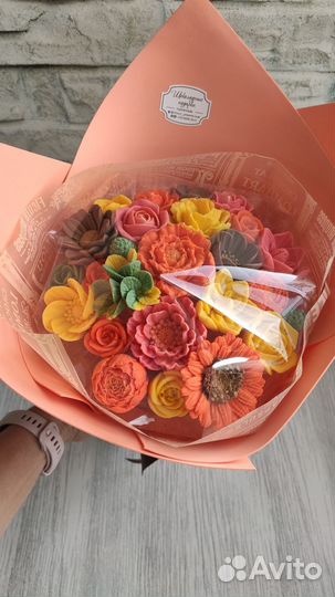 Шоколадные цветы букет из шоколадных конфет