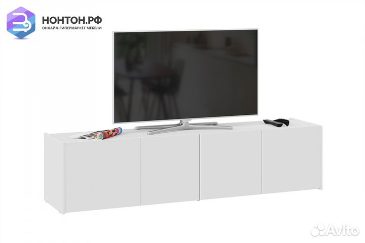 Тв-тумба Рокс белый ясень