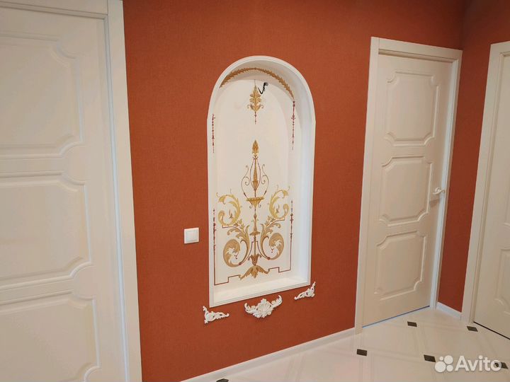 Картины, ручная роспись и барельеф в интерьер