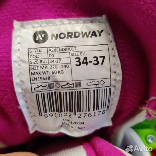 Коньки детские раздвижные 34 37