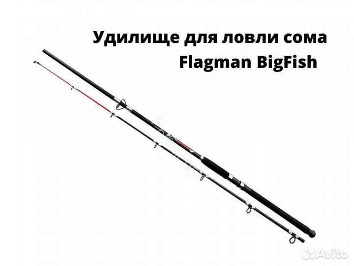Удилище для ловли сома BigFish 2.4m 150-250g