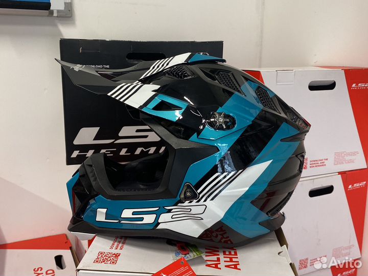 Шлем кроссовый LS2 MX700, XL, M, L