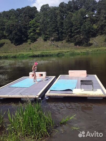 Сплав по реке на плоту