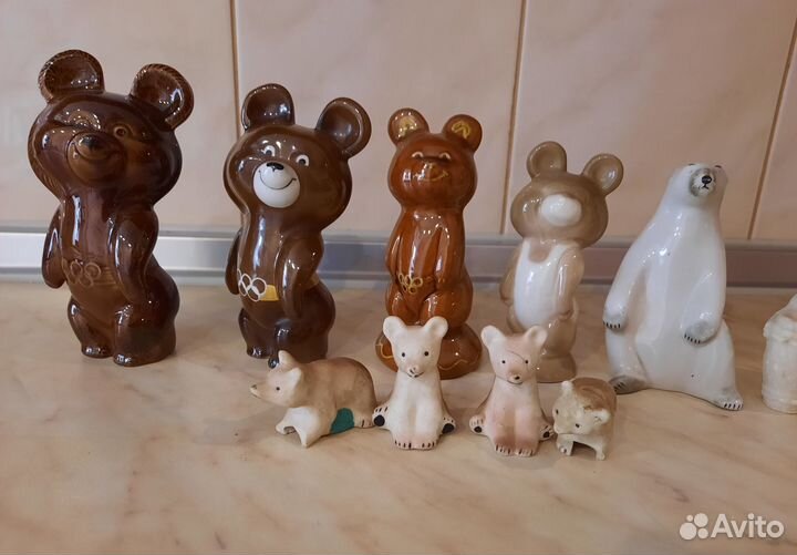 Статуэтка олимпийский мишка времён СССР