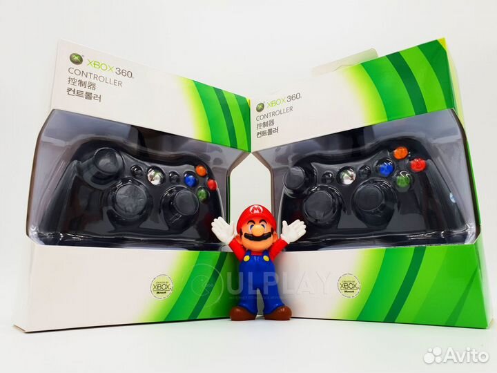 Новые - проводные геймпады для Xbox 360 PC (Black)