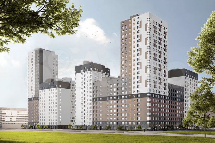 4-к. квартира, 89,3 м², 23/24 эт.