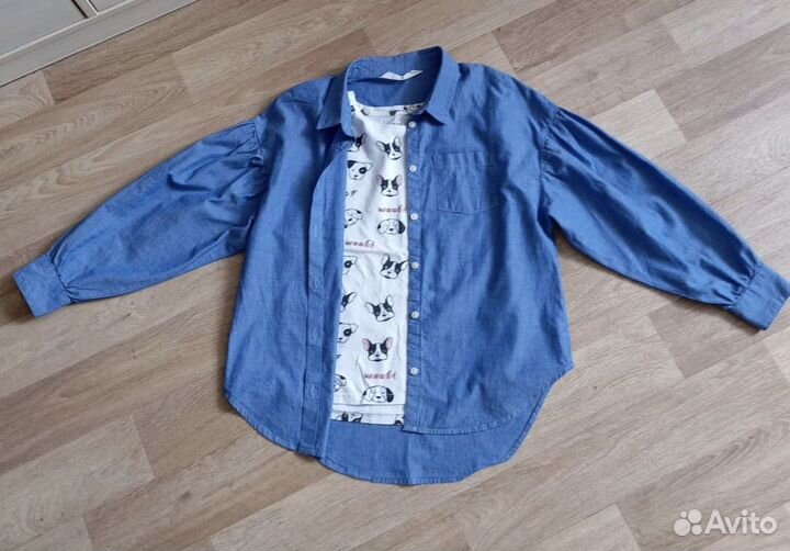 Вещи пакетом на девочку 134- 140