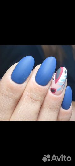 Маникюр наращивание гель лак