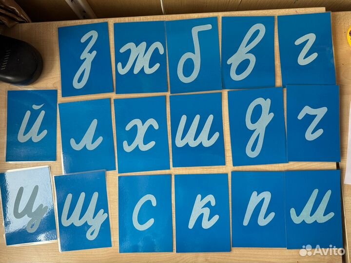 Монтессори материалы буквы сенсорные