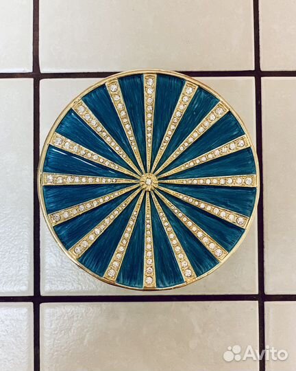 Шкатулка металл эмаль