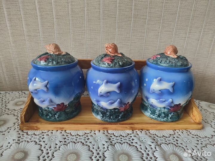 Набор банок для сыпучих продуктов