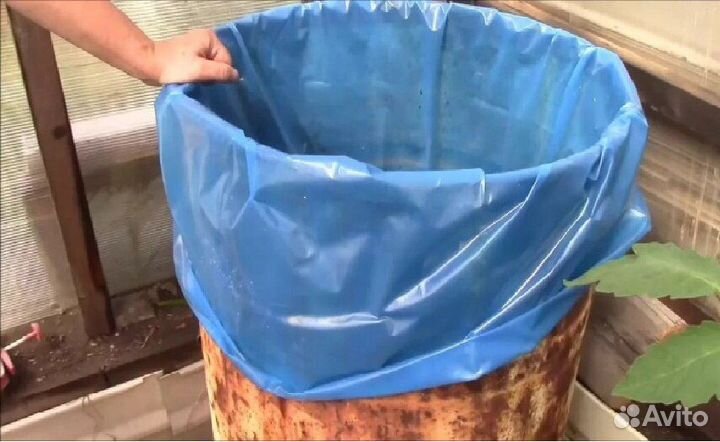 Вкладыш в бочку для воды 200 л. (мешок садовый)