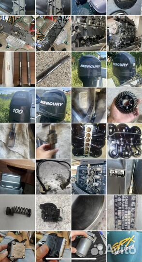 Разборка подвесных лодочных моторов